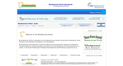 Desktop Screenshot of montessori.co.il