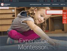 Tablet Screenshot of montessori.com