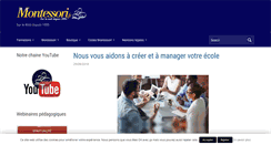 Desktop Screenshot of blog.montessori.fr