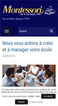 Mobile Screenshot of blog.montessori.fr