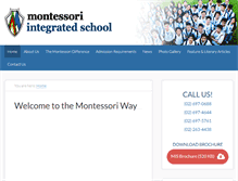 Tablet Screenshot of montessori.edu.ph