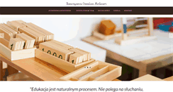 Desktop Screenshot of montessori.pl