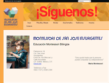 Tablet Screenshot of montessori.org.mx