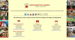 Desktop Screenshot of montessori.edu.sg