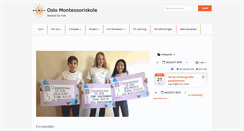 Desktop Screenshot of montessori.no