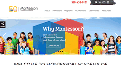 Desktop Screenshot of montessori.on.ca
