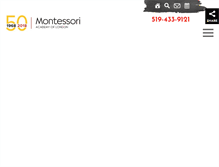 Tablet Screenshot of montessori.on.ca