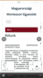Mobile Screenshot of montessori.hu