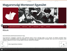Tablet Screenshot of montessori.hu
