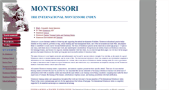 Desktop Screenshot of montessori.edu
