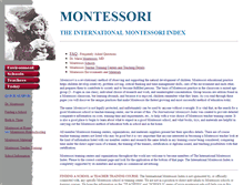 Tablet Screenshot of montessori.edu