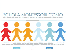Tablet Screenshot of montessori.co.it